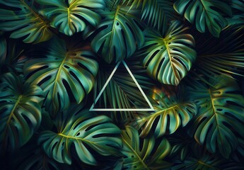Tropical Leaves with Triangle