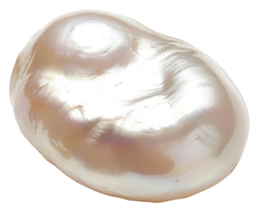 PNG Lustrous natural baroque pearl