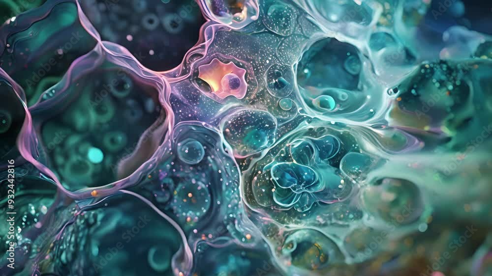 Poster a crosssection of a developing tissue in which a specific number of cells are programmed to undergo 