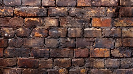 Obraz premium Acient brick wall. Grunge brick wall background. Background of old vintage brick wall. High quality photo , ai