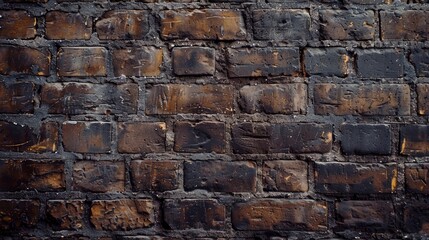 Naklejka premium Acient brick wall. Grunge brick wall background. Background of old vintage brick wall. High quality photo, ai