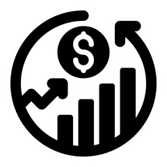 development economics, economic development, economic growth, economics, economy, finance solid or glyph icon