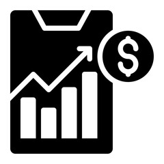 managerial economics, economic management, economics, financial management, management solid or glyph icon