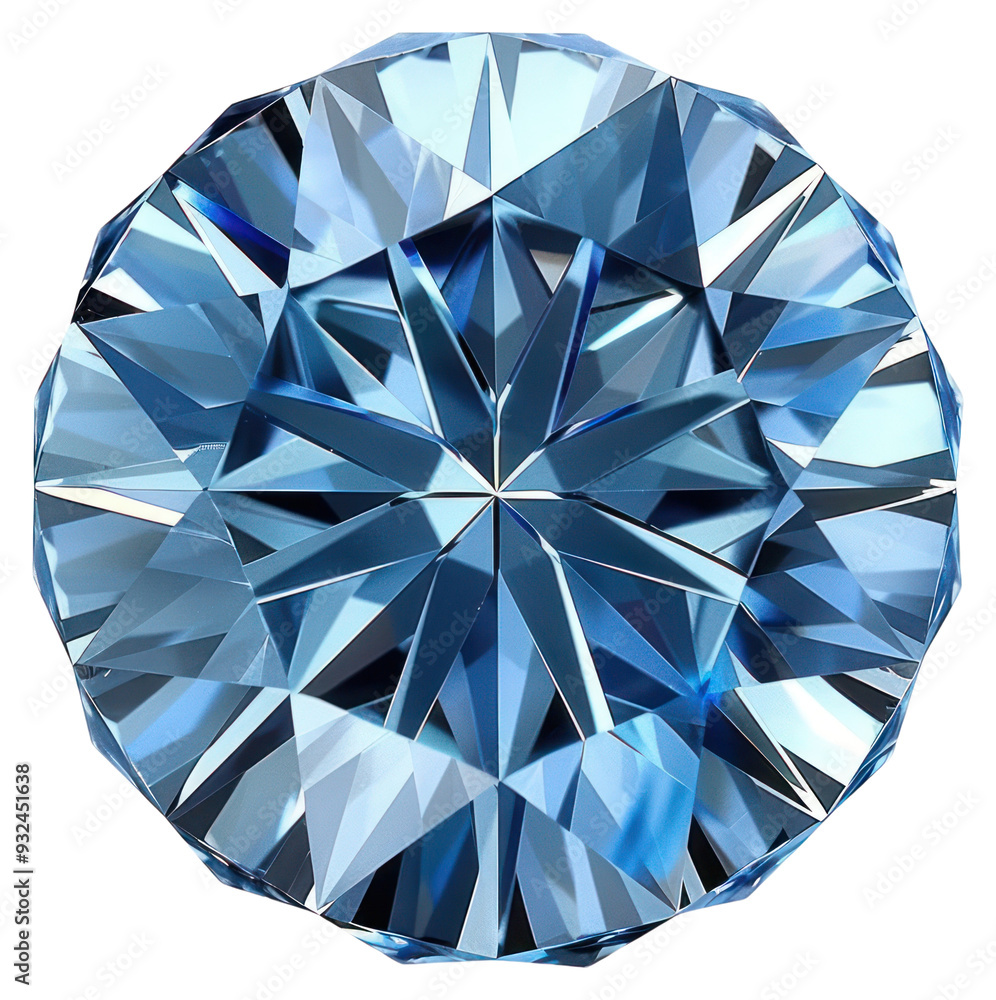 Sticker PNG Brilliant blue diamond gemstone sparkle