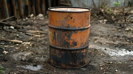 Naklejka premium Oil drum