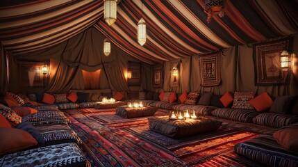Arabian Tent Interior