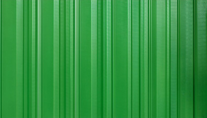 Fototapeta premium Texture of green tin for backgrounds. Light green paint on the door