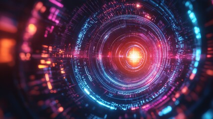 Fototapeta premium Abstract technology background for science and business presentations