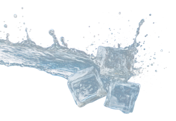 PNG Ice cube crystal refreshment monochrome.