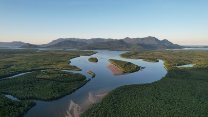 Aerial photo of Hinchinbrook Island Queensland Australia