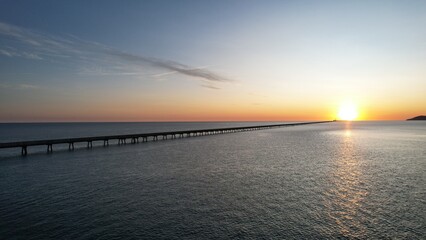 Aerial photo of Lucinda Queensland Australia