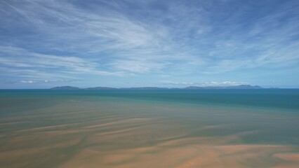 Aerial photo of Taylors Beach Queensland Australia