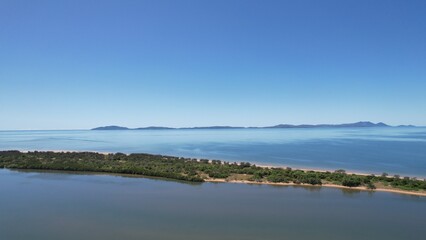 Aerial photo of Taylors Beach Queensland Australia