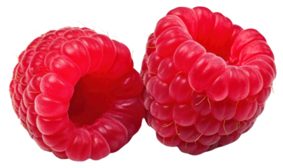 PNG  Fresh juicy ripe raspberries closeup