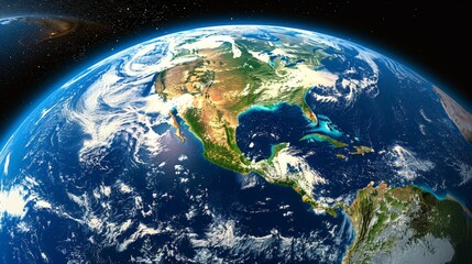 Fototapeta premium Earth science encompasses the study of geology, meteorology, oceanography, and ecology.