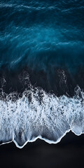 waves on the beach