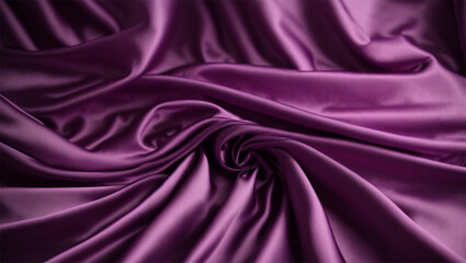 Obraz premium Luxurious Purple Satin Fabric Background