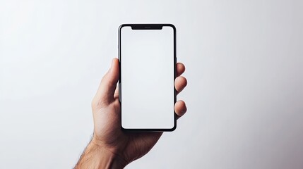 Phone blank display template mockup