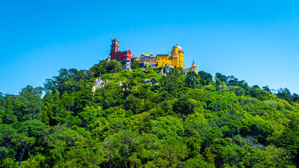 National palace of Pena in Sintra, a civil parish in the municipality of Sintra, Lisbon District, Portugal