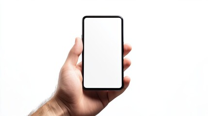Smartphone clear screen example mockup