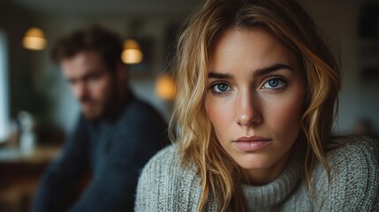 A relationship under strain due to financial infidelity, with one partner concealing gambling losses and secret accounts, leading to a breaking point of trust