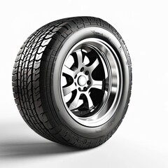 Obraz premium Tire on white background