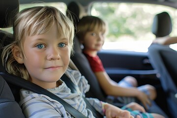Family Road Trip Adventure: Kids' Smiles Light Up the Journey