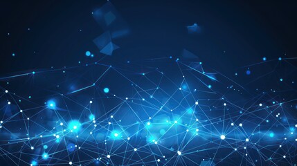 Fototapeta premium Abstract Network Connection