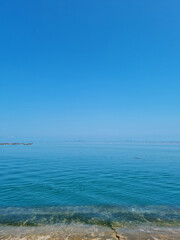 Obraz premium It is a calm sea landscape.