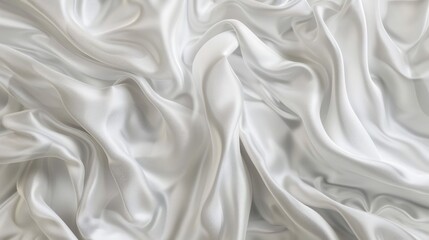 Fototapeta premium White Satin Drape