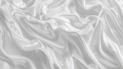 Obraz premium White Silk Fabric Texture