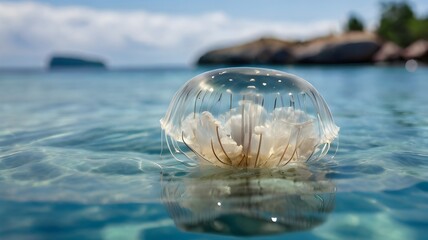 jellyfish in the sea