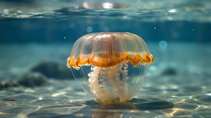 jellyfish in the sea