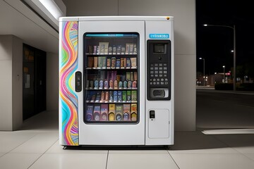 Vending Machine with Variety of Drinks