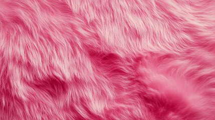 Fototapeta premium pink fur texture. Closeup of a Glamour vibrant pink texture. Generative AI