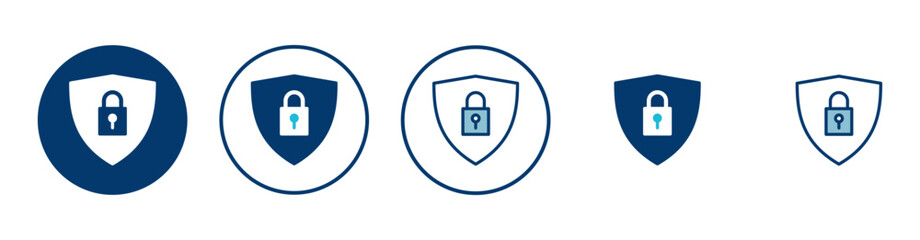 Security icon vector isolated on white background. protection icon. privacy. vpn