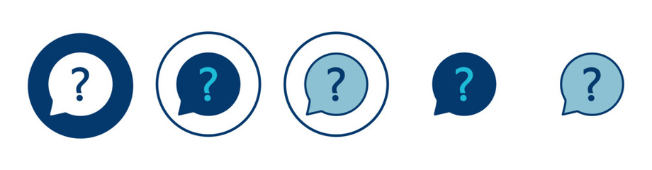 Question Icon vector isolated on white background. Question mark sign. help icon. Faq