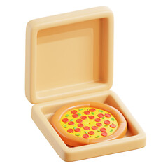 Pizza 3D Illustration