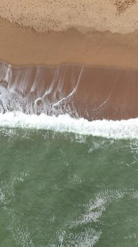 ola de mar, vertical