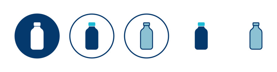Bottle icon vector isolated on white background. Bottle vector icon