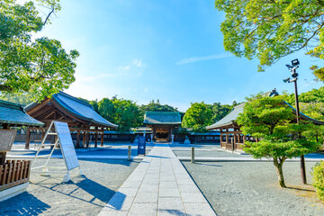夏の宗像大社　辺津宮　福岡県宗像市　Munakata Taisha Shrine in summer. Fukuoka Pref, Munakata City.
