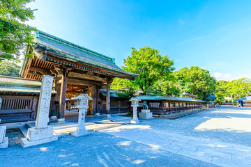 夏の宗像大社　辺津宮　福岡県宗像市　Munakata Taisha Shrine in summer. Fukuoka Pref, Munakata City.