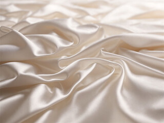 Obraz premium white silk fabric