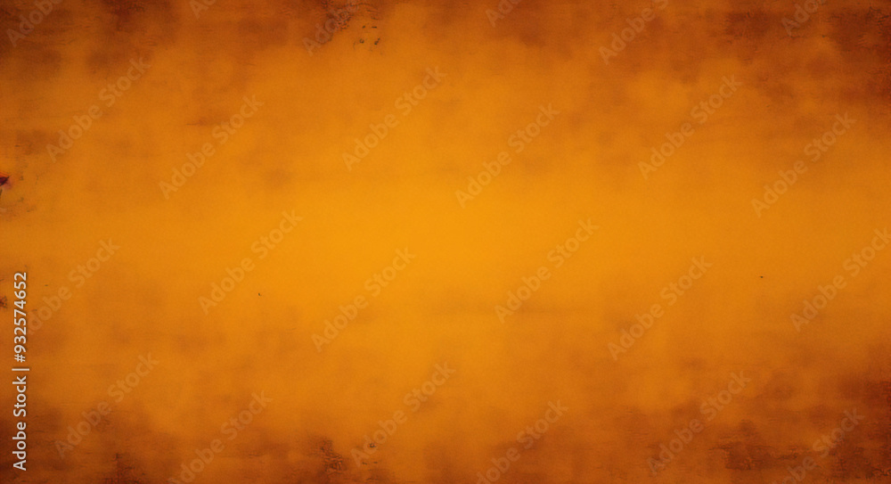 Wall mural abstract orange grunge background texture. cement orange gradient background