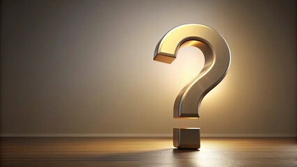 A large question mark representing confusion, uncertainty, and mystery