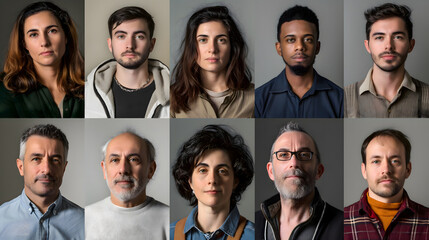 Portraits of Diverse People
