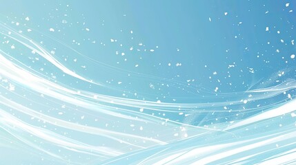 Abstract Blue Background with White Lines and Speckles
