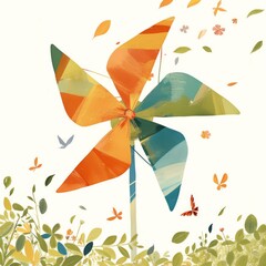 vector, illustration, flower, design, nature, leaf