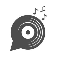 Music logo icon design