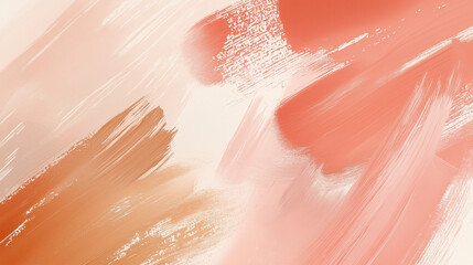 Fototapeta premium abstract gouache paint background. lovely, romantic, playful and sophisticated impression. soft, rounded, large brush stroke. using dusty rose, apricot beige, muted soft pink.